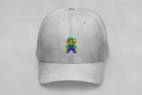 Casquette grise avec Luigi