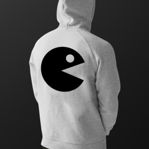 Sweat Pac-Man Noir Unisexe