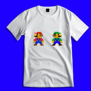 T-Shirt Luigi / Mario Unisexe