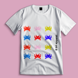 T-shirt Motif 8 Bit Apparel Unisexe