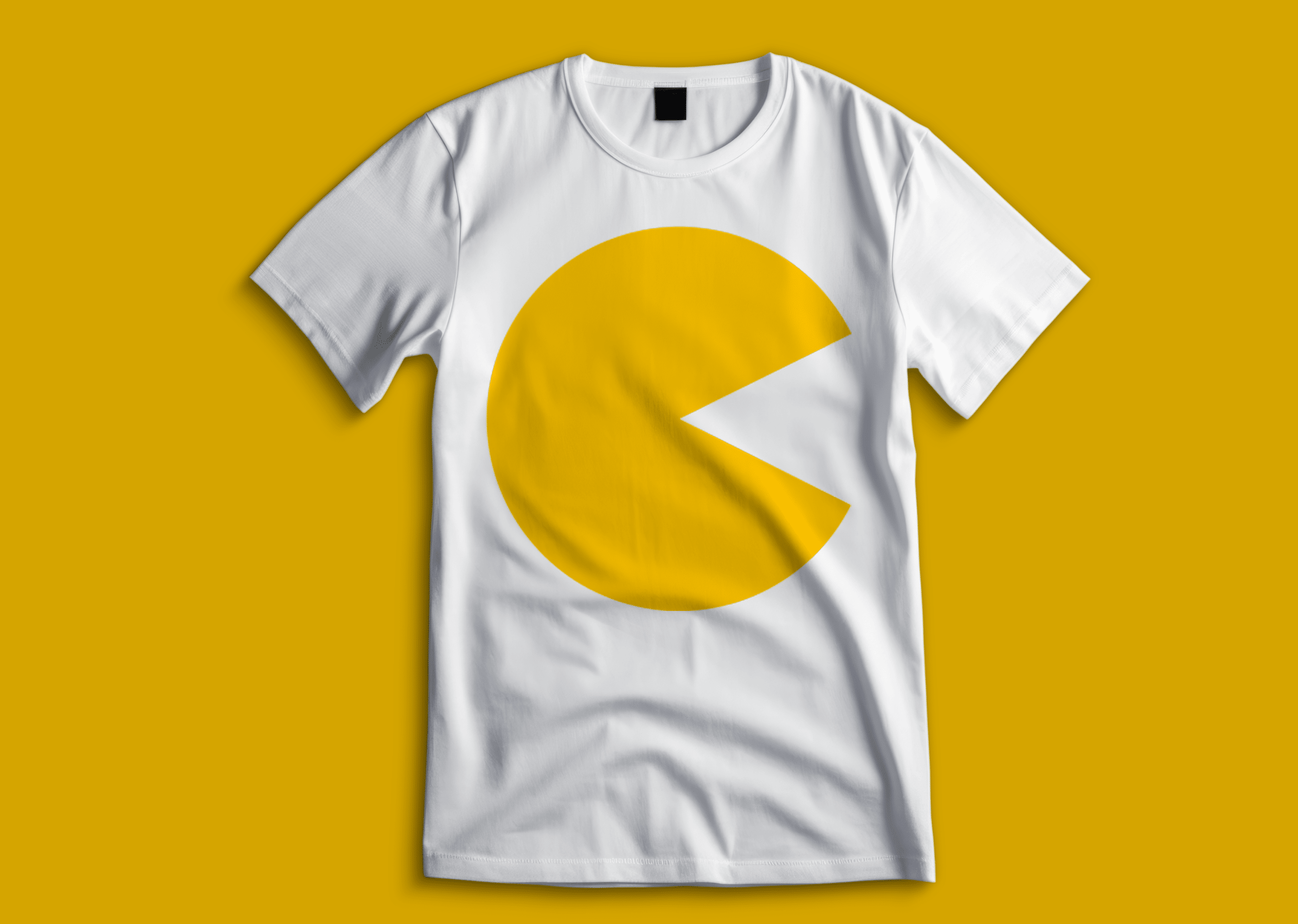 T-shirt blanc avec Pac-Man