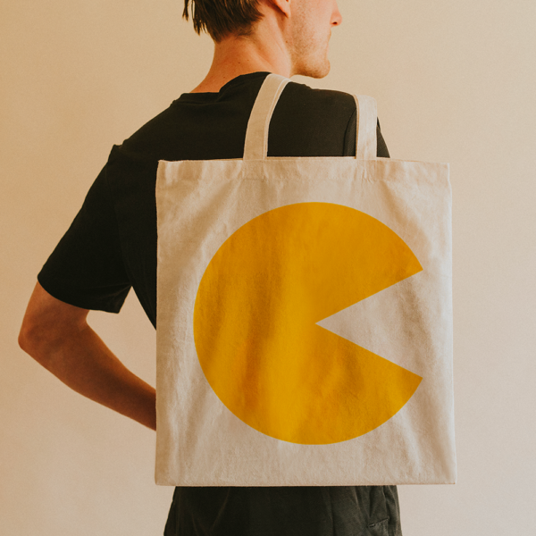 Tote bag avec Pac-Man